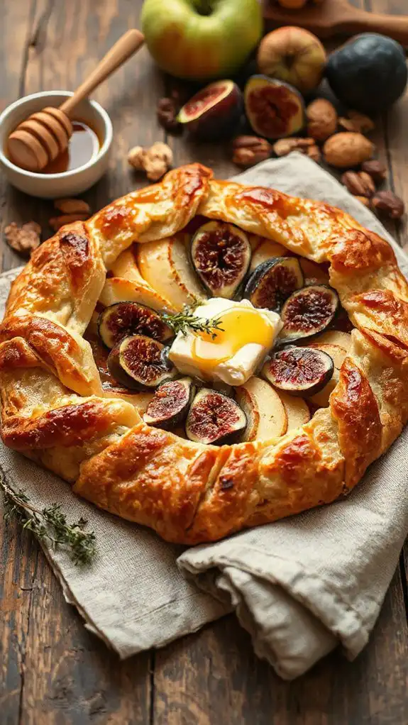 rustic tart with brie rustic tart with brie