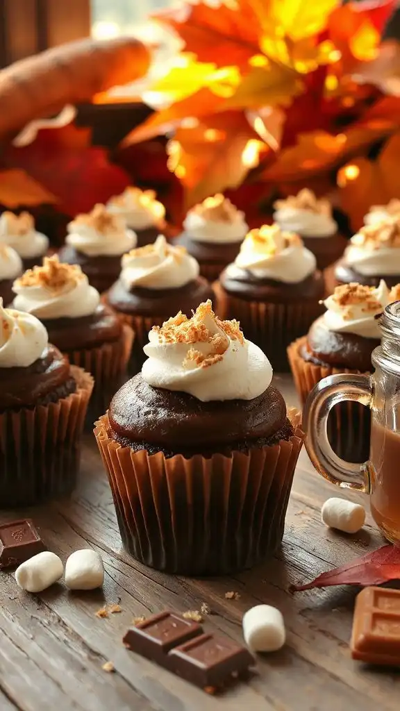 s mores chocolate cupcake recipe