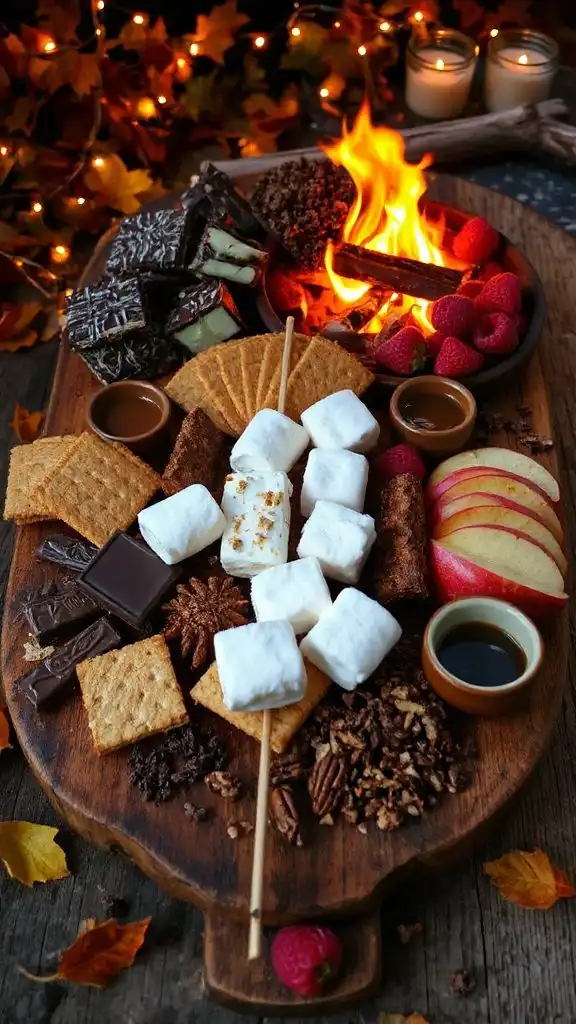 s mores interactive dessert board