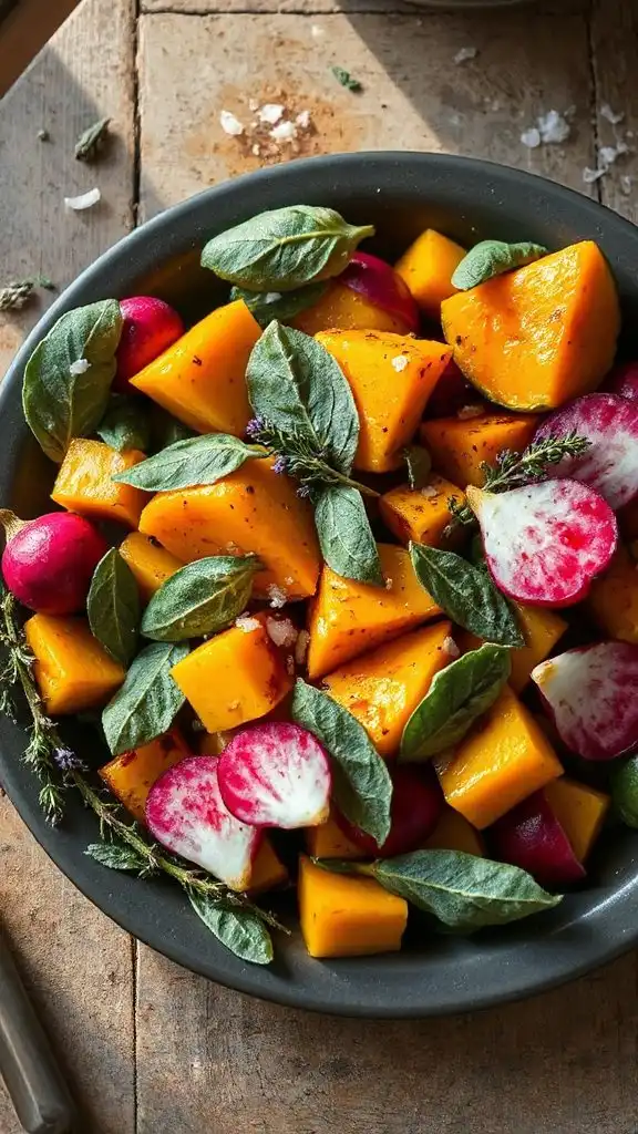sage enhances roasted vegetables sage enhances roasted vegetables
