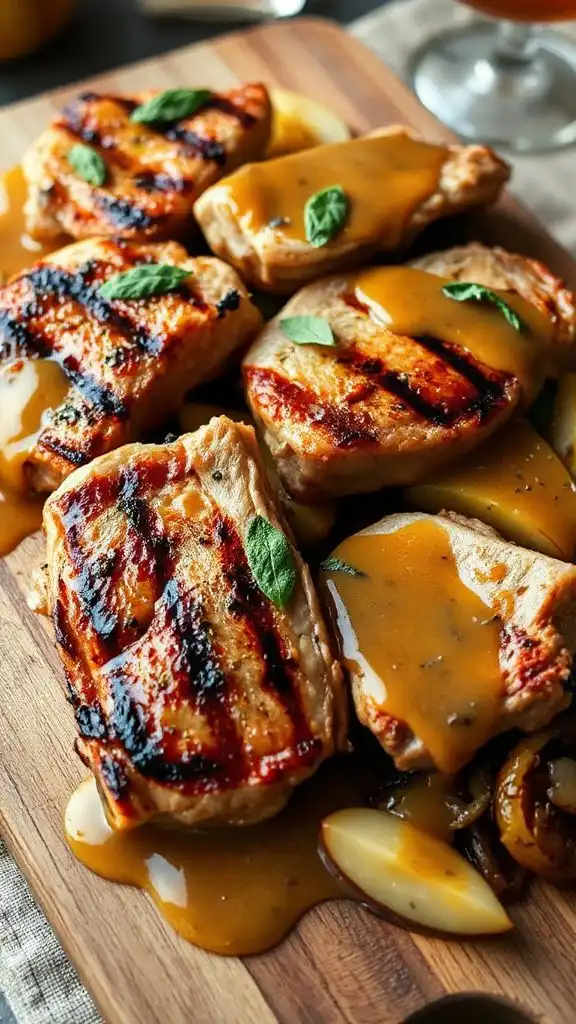 sage infused pork chop recipe