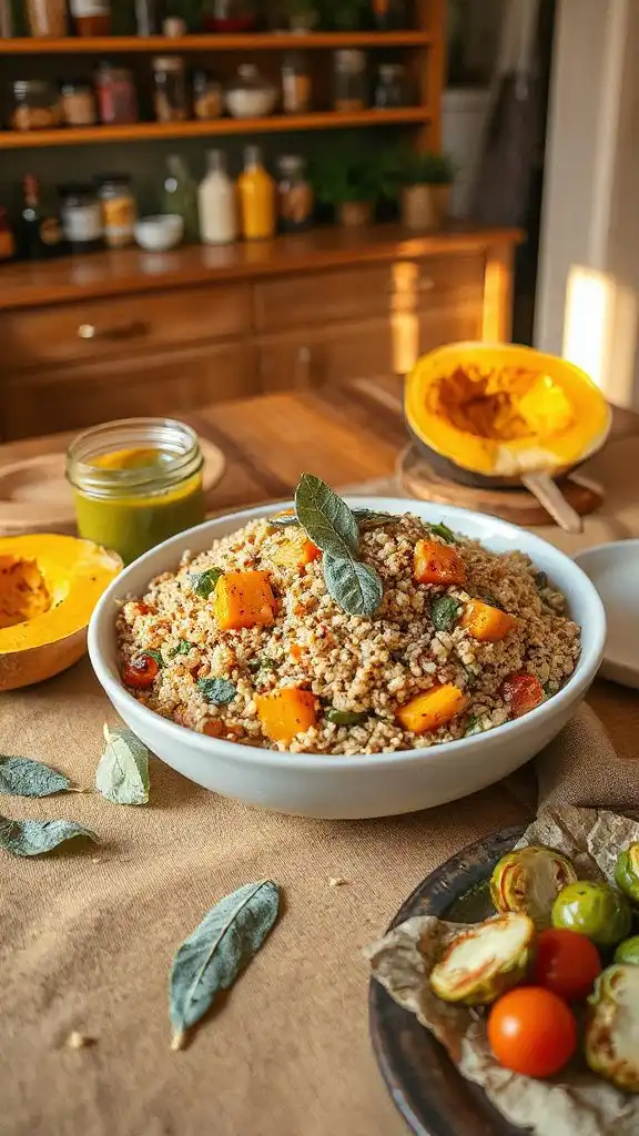 sage infused quinoa salad recipe