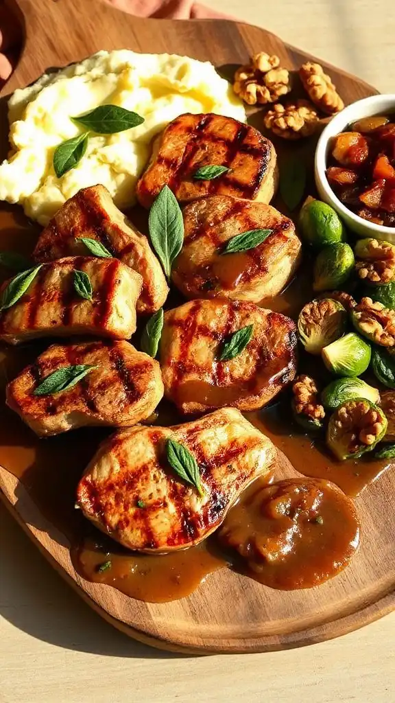 sage pork chop pairings