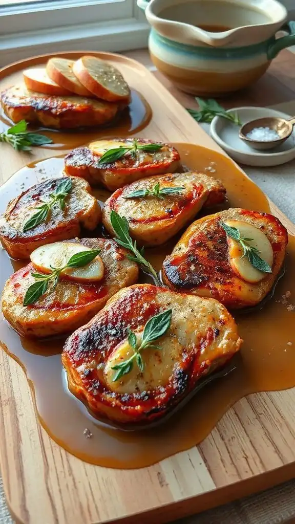 sage pork chops reheating instructions