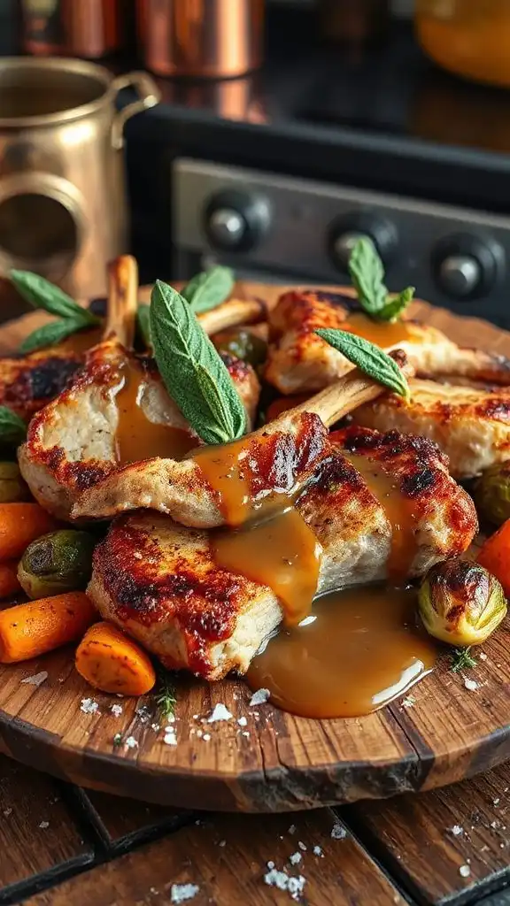 sage pork chops variations recipe