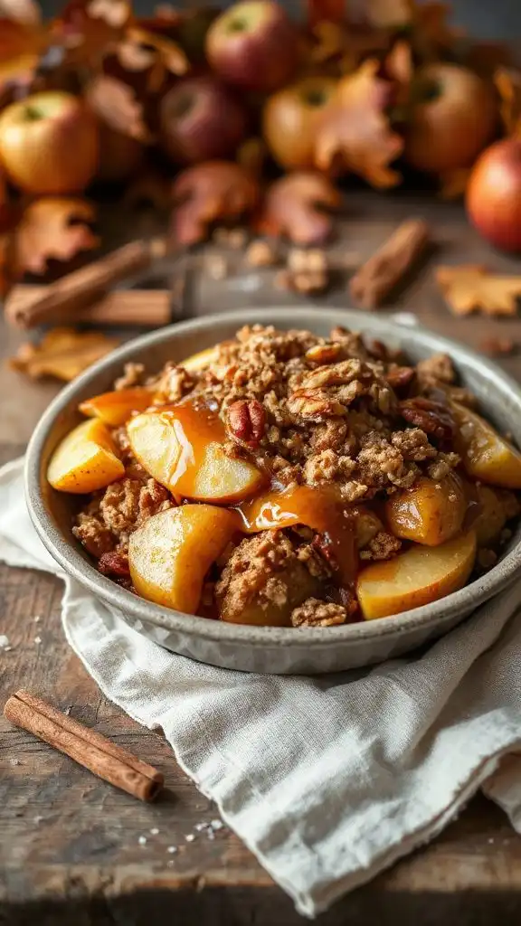 salted caramel apple dessert