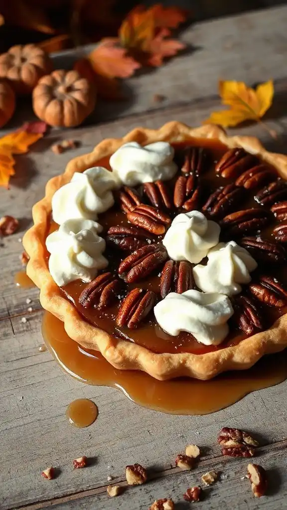 salted caramel pecan pie