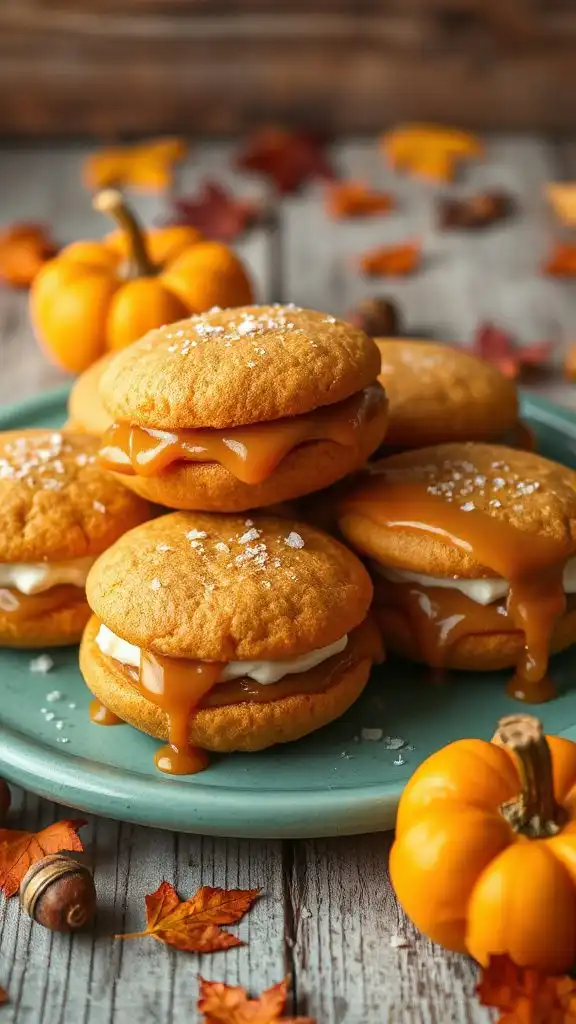 salted caramel pumpkin desserts