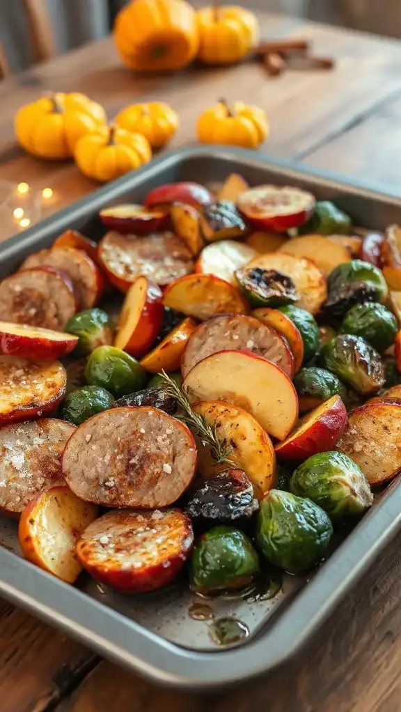 sausage and apple roast