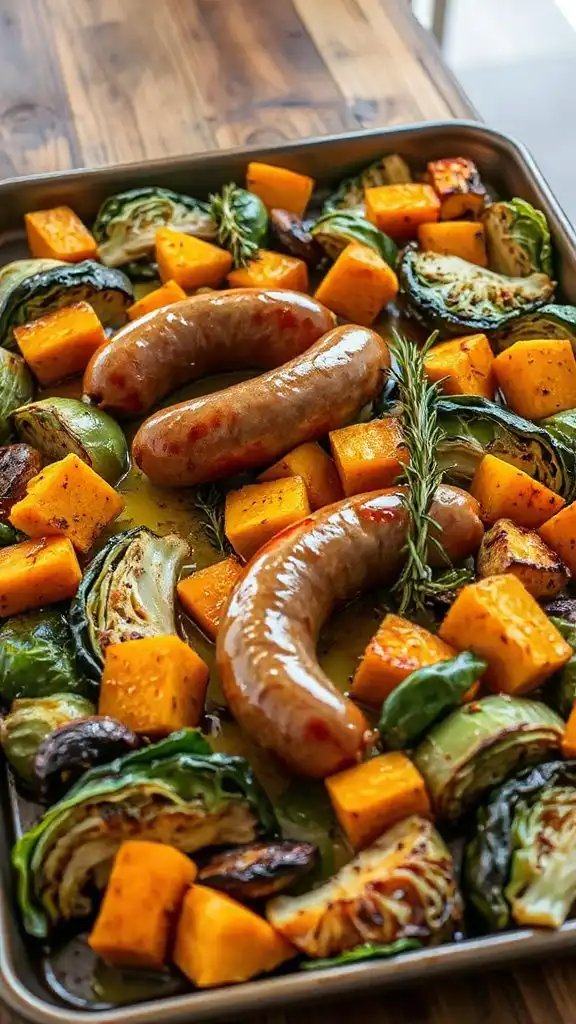 sausage and cabbage dinner