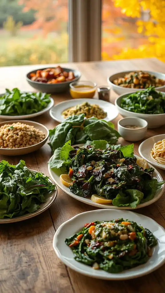 saut ed greens dinner recipes