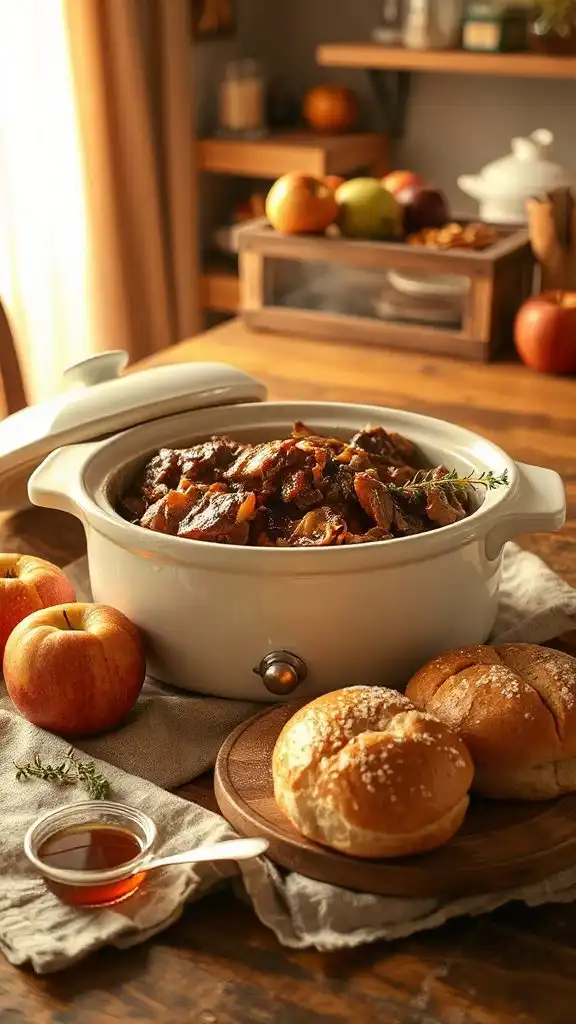 savory apple cider pork