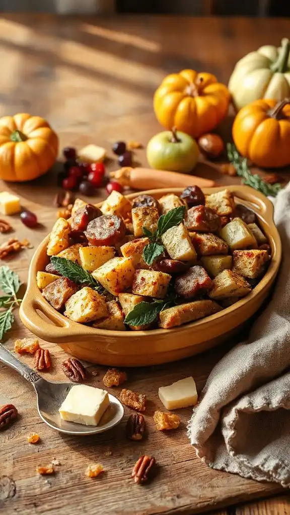 savory apple sausage stuffing