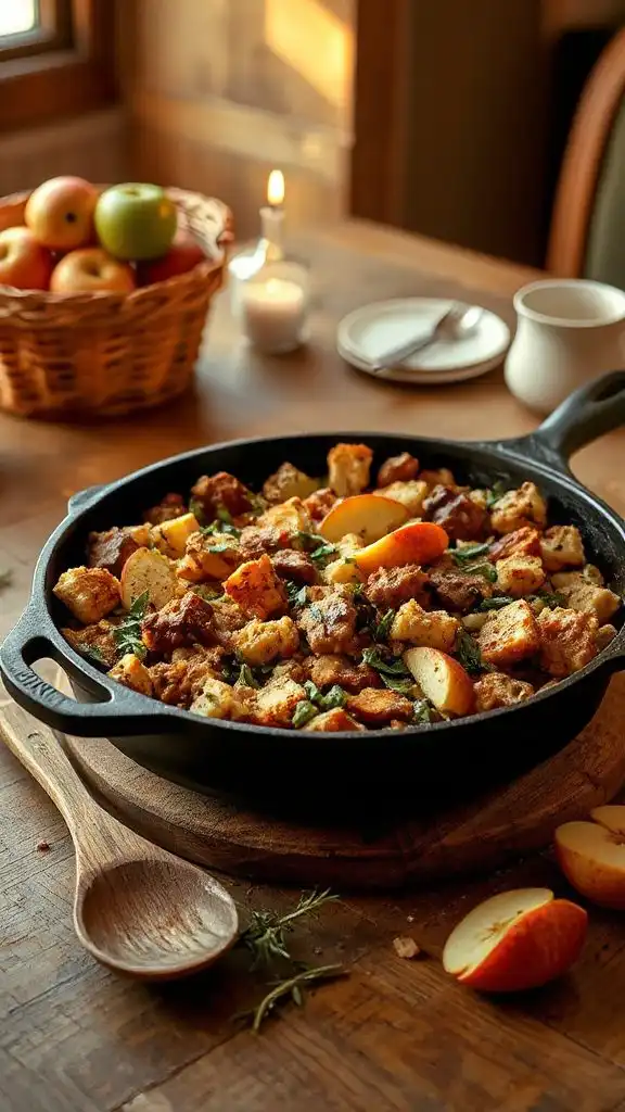 savory apple sausage stuffing