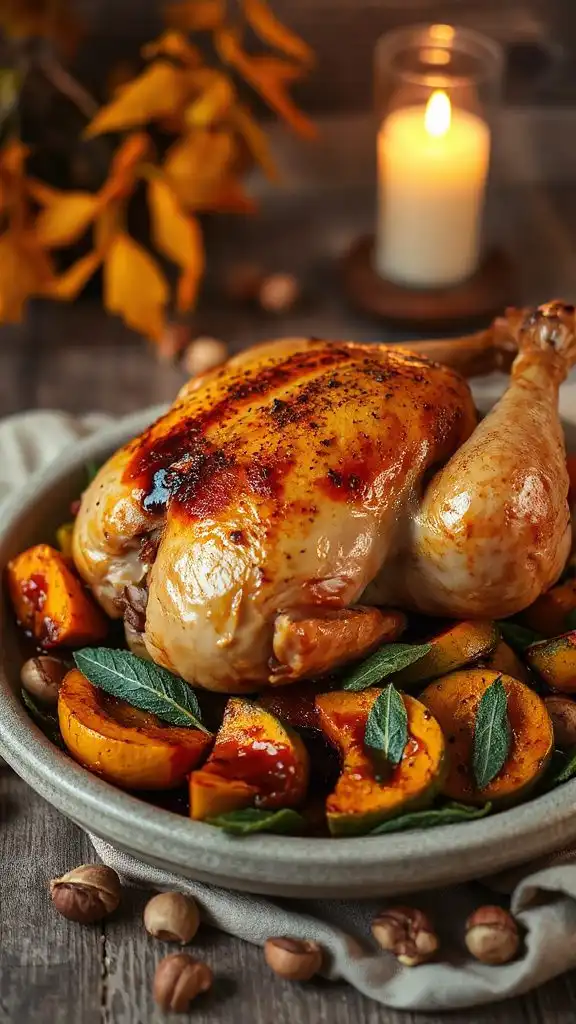 savory autumn chicken meal