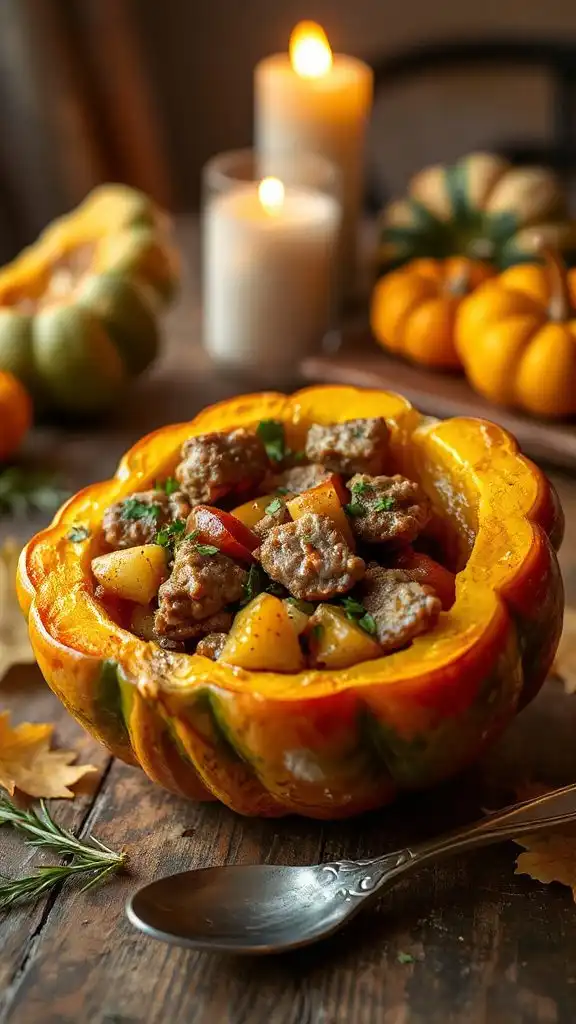 savory autumn stuffed squash