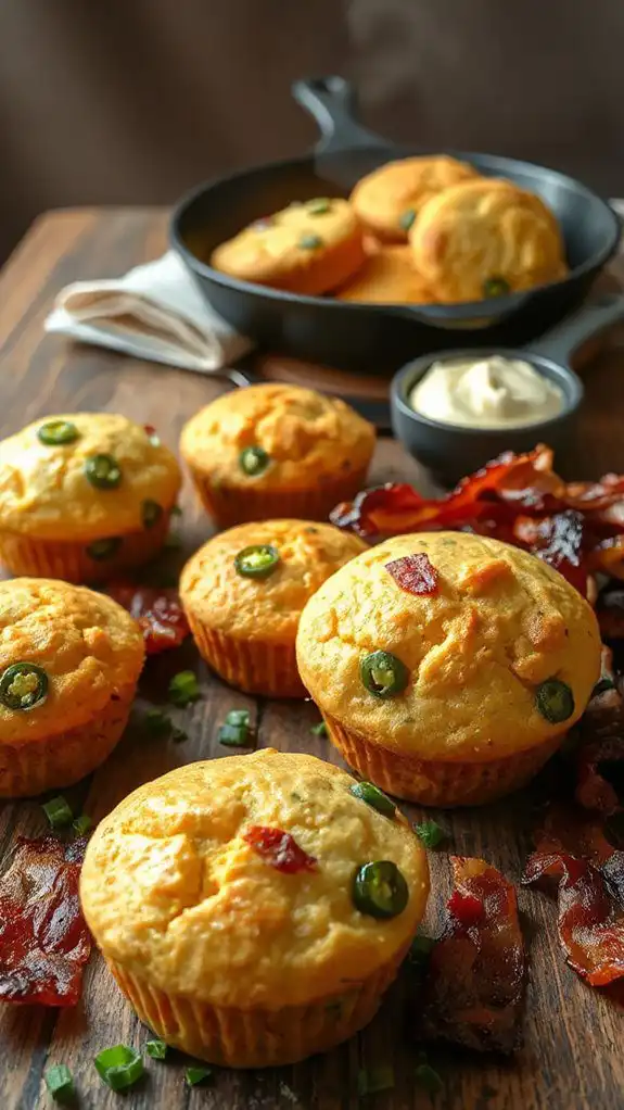 savory bacon cheddar cornbread