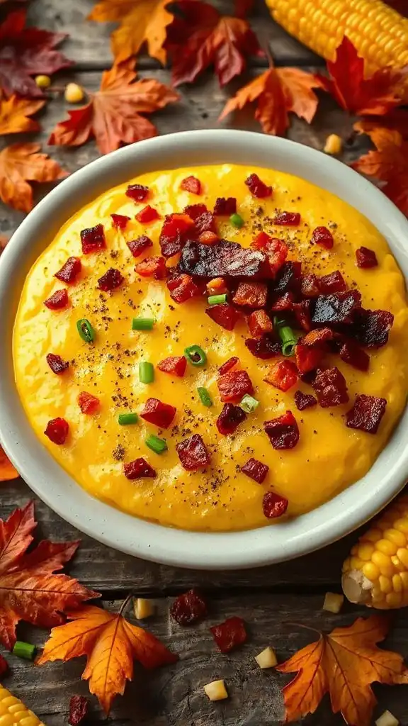 savory bacon corn pudding