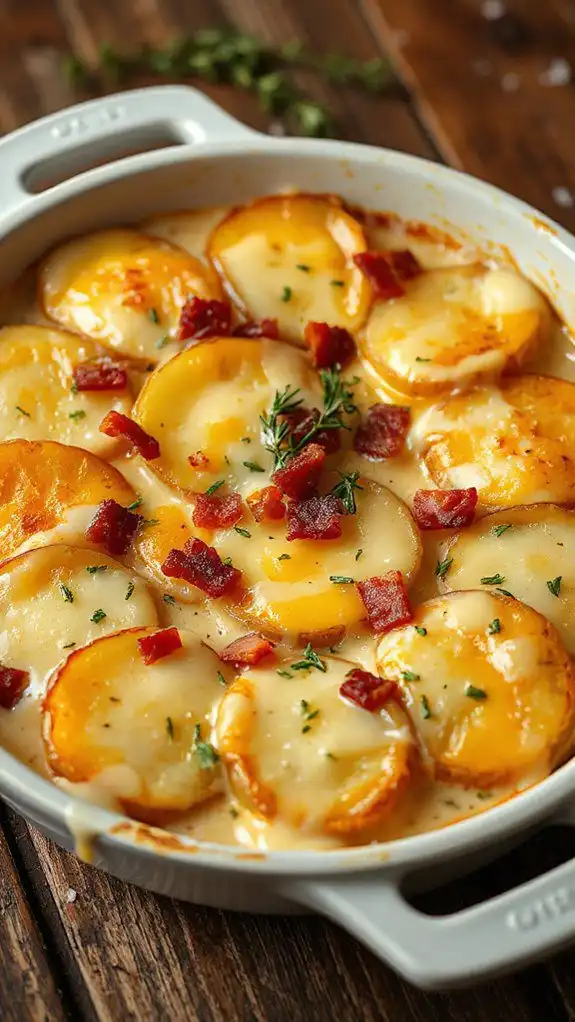 savory bacon onion potatoes