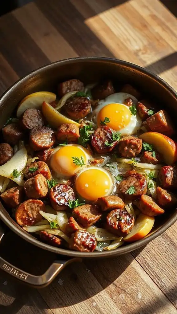 savory baked breakfast dish