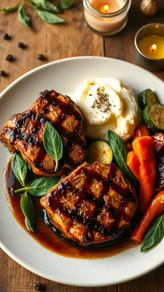 savory balsamic pork chops savory balsamic pork chops