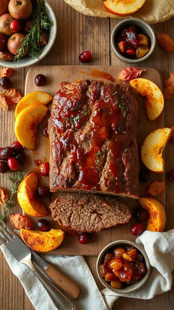 savory bbq apple meatloaf recipe