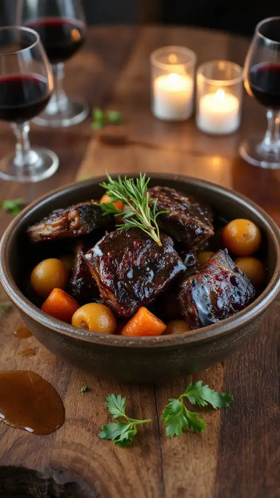 savory braised short ribs