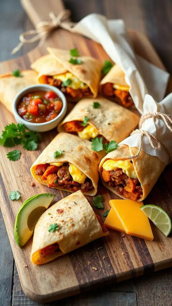 savory breakfast burrito recipe