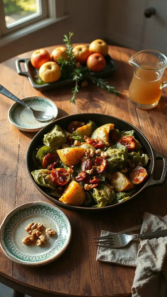 savory cabbage and ham casserole