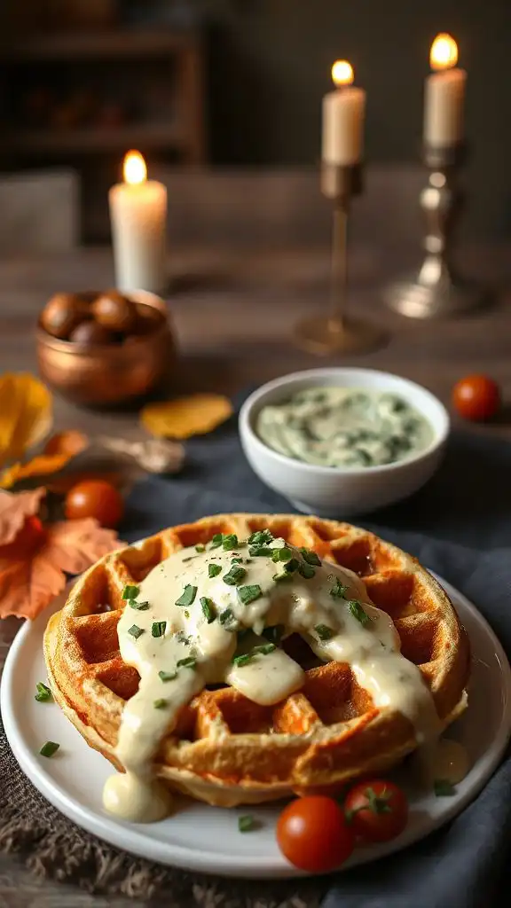 savory cheddar chive waffles savory cheddar chive waffles