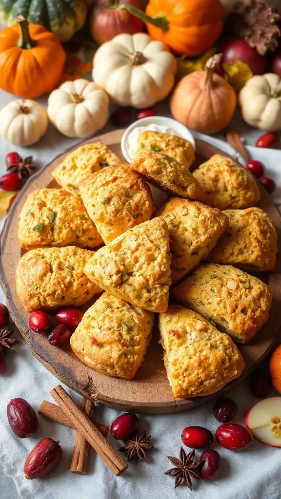 savory cheddar herb scones