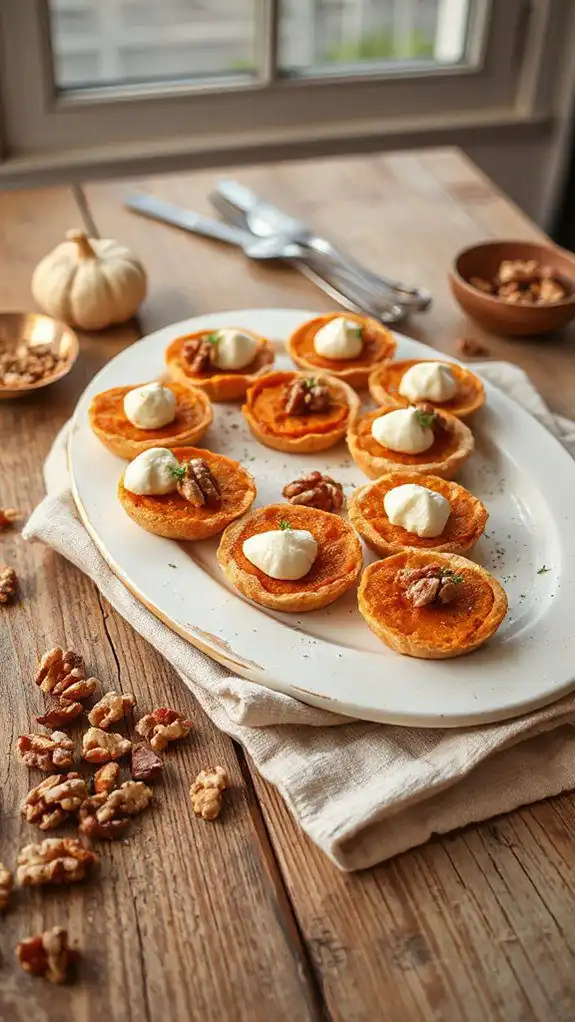 savory fall pumpkin tart