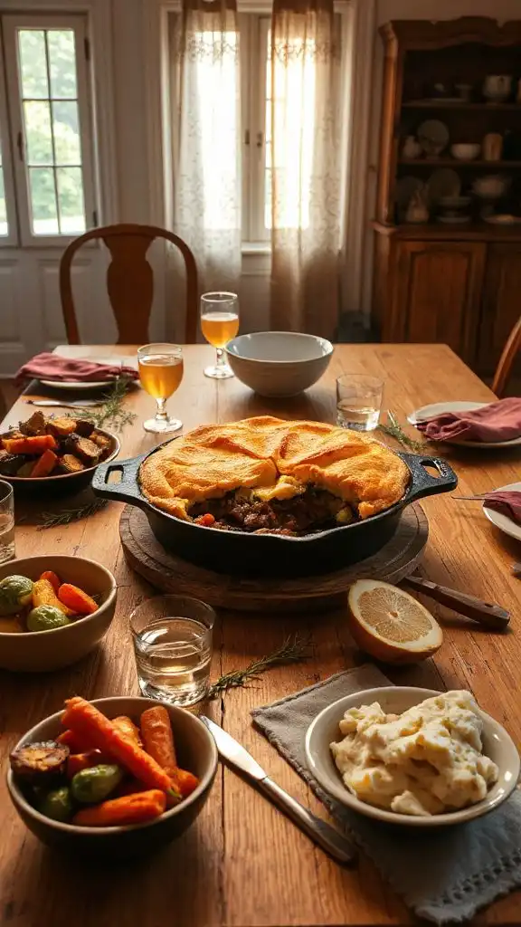 savory hearty meat pie