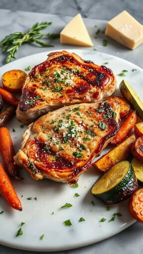 savory herb coated pork chops savory herb coated pork chops
