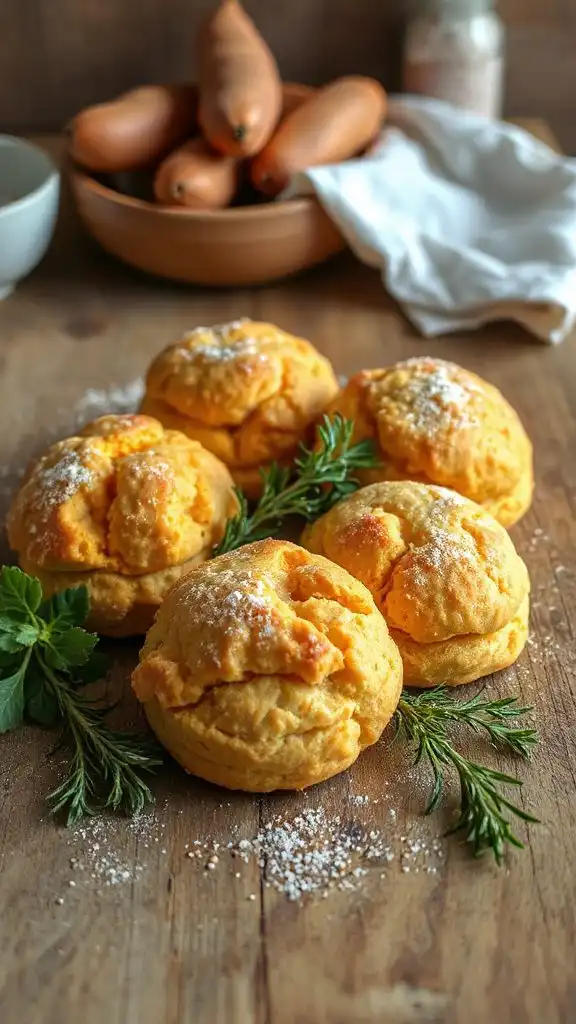 savory herb infused biscuits savory herb infused biscuits