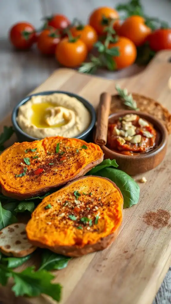 savory hummus with roasted peppers savory hummus with roasted peppers