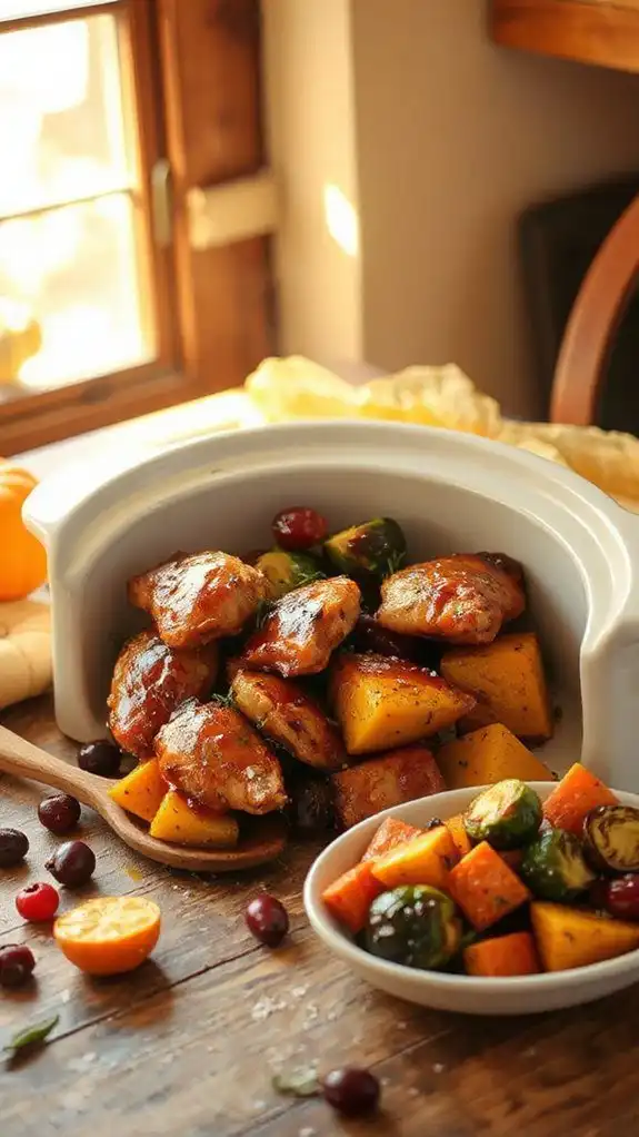 savory maple mustard chicken
