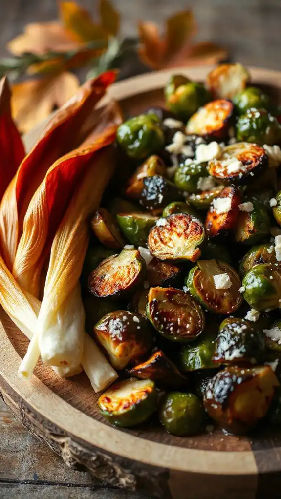 savory maple roasted veggies dish