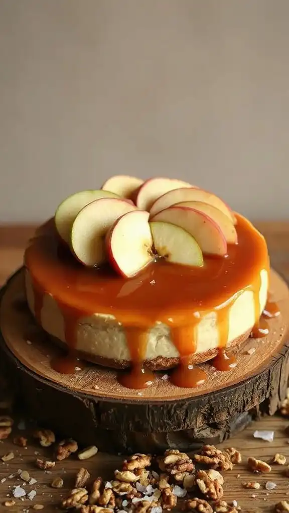savory miso caramel cheesecake