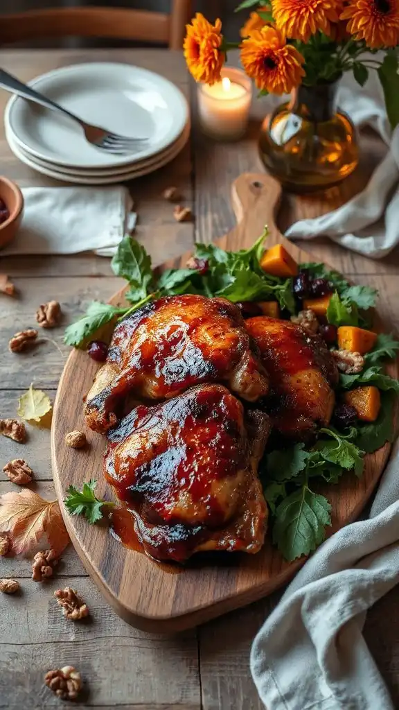 savory miso maple chicken