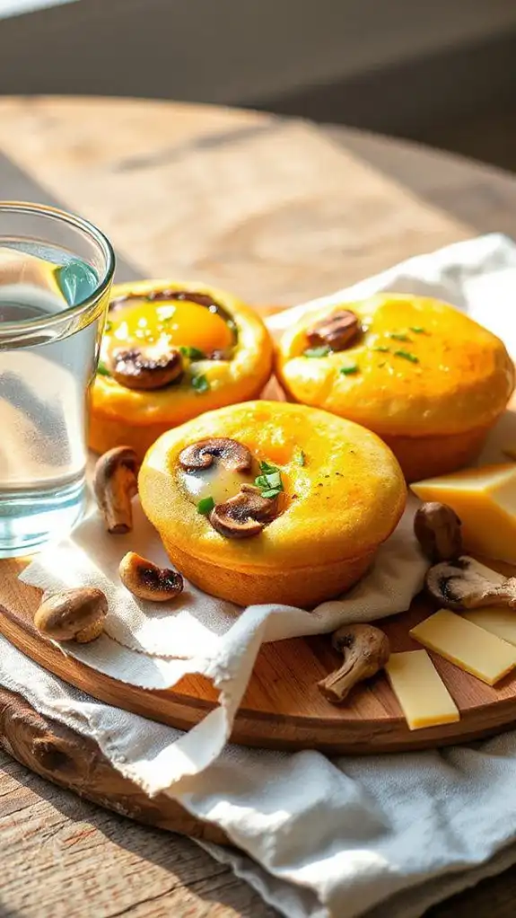 savory mushroom egg muffins