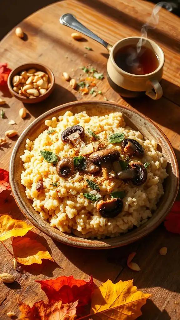 savory mushroom risotto recipe