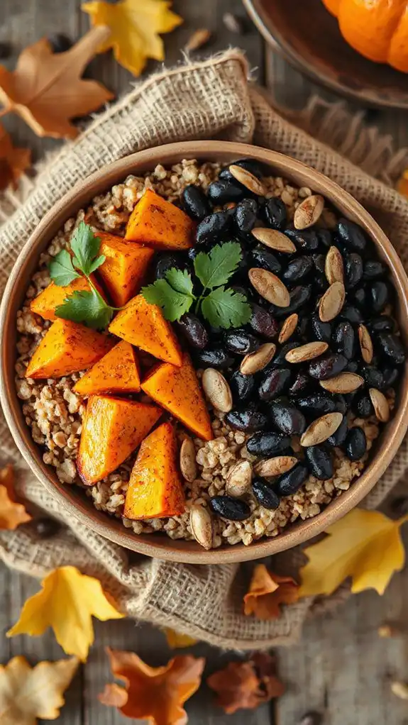 savory oats with beans