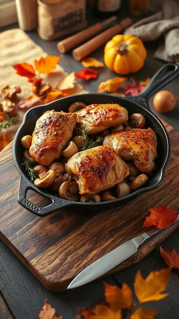 savory one pan chicken dish