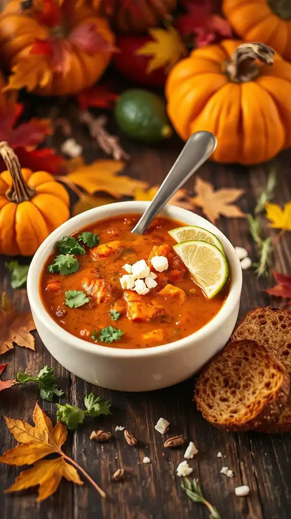 savory pumpkin chili recipe