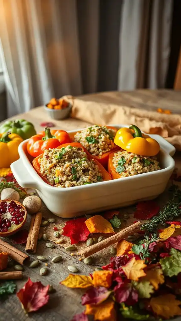 savory quinoa stuffed bell peppers savory quinoa stuffed bell peppers