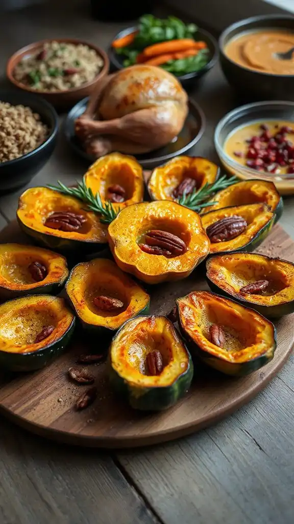 savory roasted acorn squash