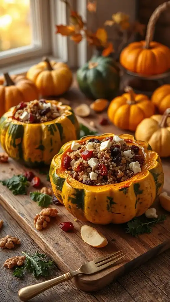 savory roasted quinoa filling