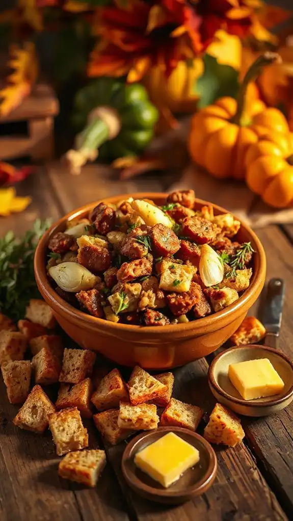savory sausage and fennel stuffing