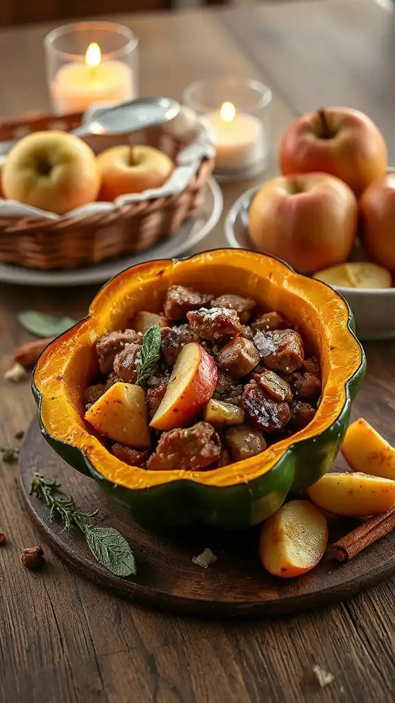 savory sausage apple stuffing